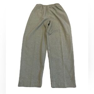 Vintage Tradition Wide Leg Trouser Pants | Size 14 | Sage Green | Elastic Waist